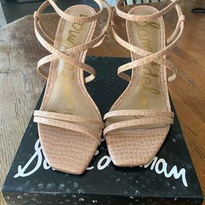 Sam Edelman Leanne Strappy Sandal heel Size 7